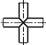 Части трубопровода - крестовина